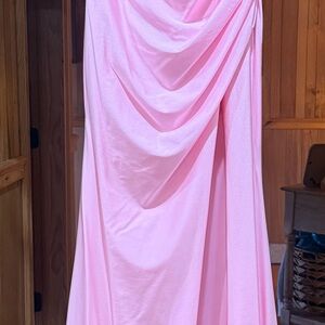 Ashley Lauren Ice Pink strapless prom dress NWT